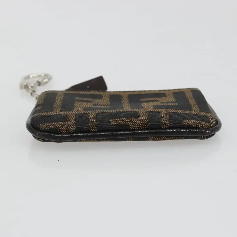 Fendi Zucca Coin Purse Brown